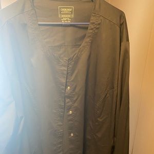 Cherokee brand scrub jacket gray
